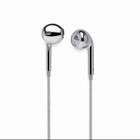 Chrome Silver Wired Earphones Earbuds w/ Mic & Volume Control USB C port